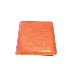 Louis Vuitton Tan Epi Leather Bifold Wallet See Photos Card Imprint